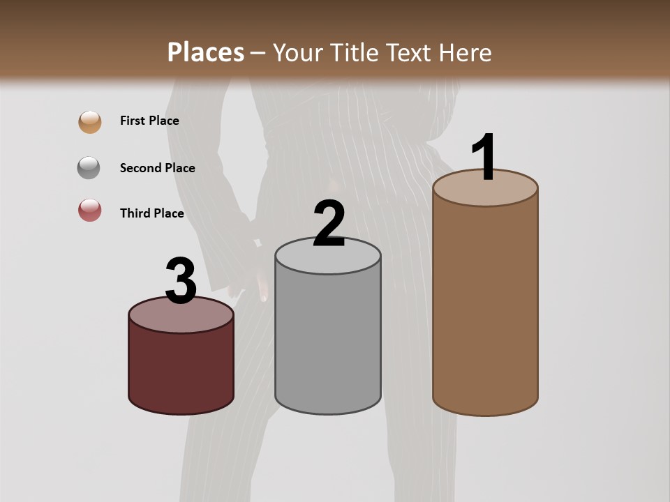 Costume Woman Retrostyled PowerPoint Template