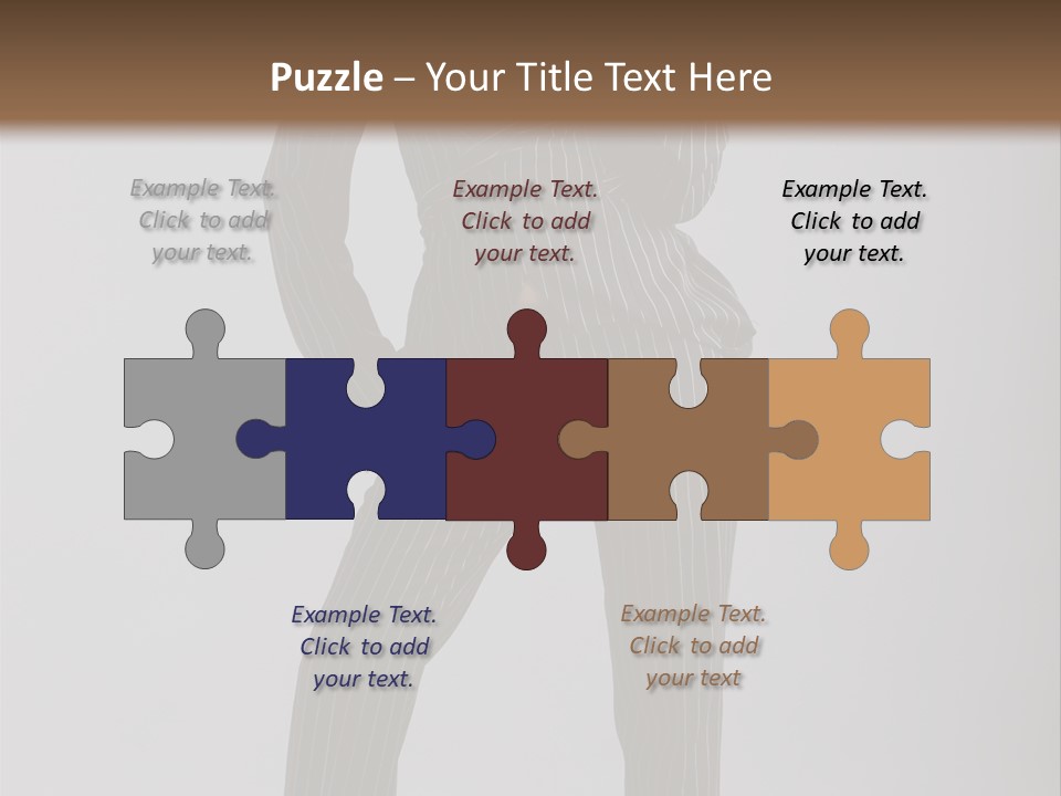 Costume Woman Retrostyled PowerPoint Template