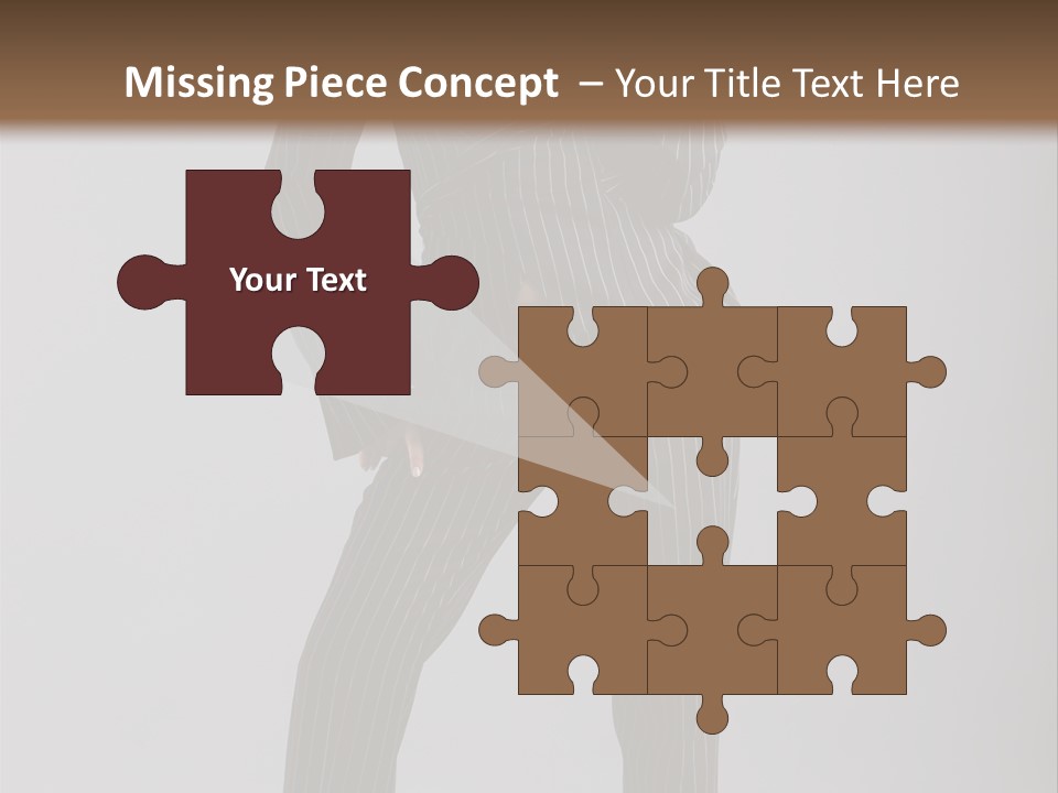 Costume Woman Retrostyled PowerPoint Template