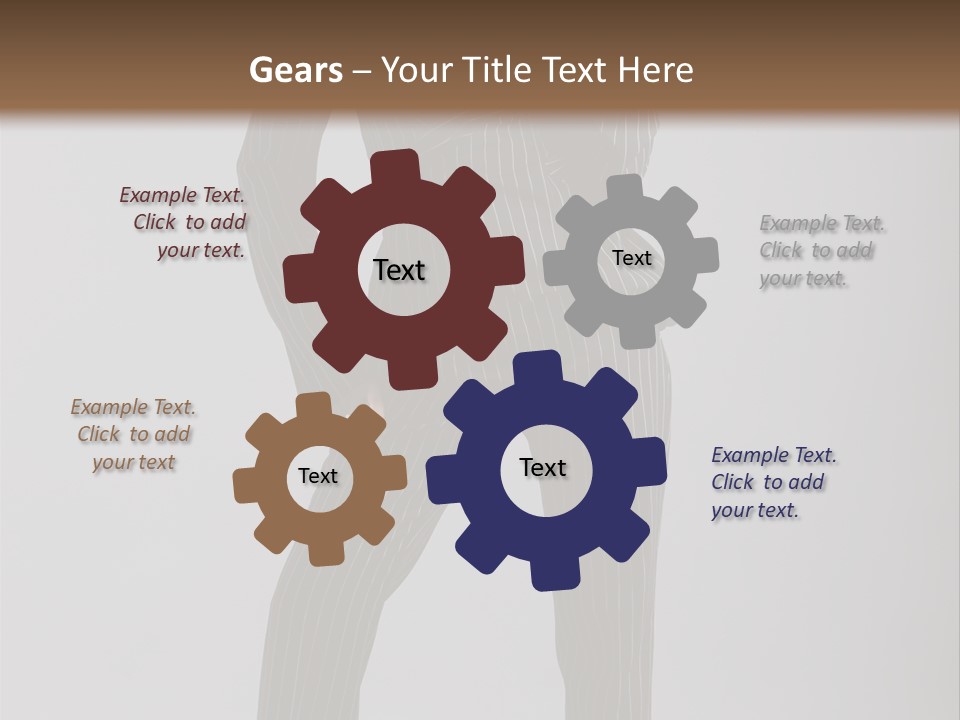 Costume Woman Retrostyled PowerPoint Template