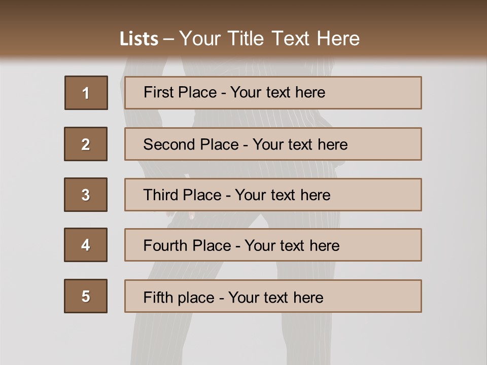 Costume Woman Retrostyled PowerPoint Template