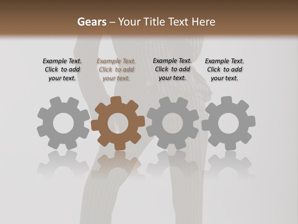 Costume Woman Retrostyled PowerPoint Template