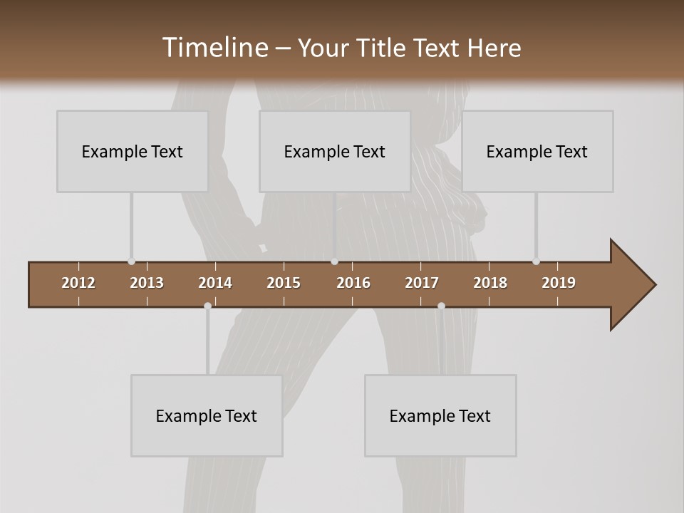 Costume Woman Retrostyled PowerPoint Template