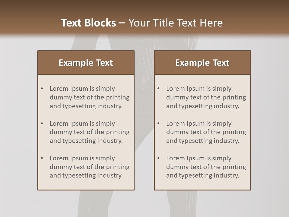 Costume Woman Retrostyled PowerPoint Template