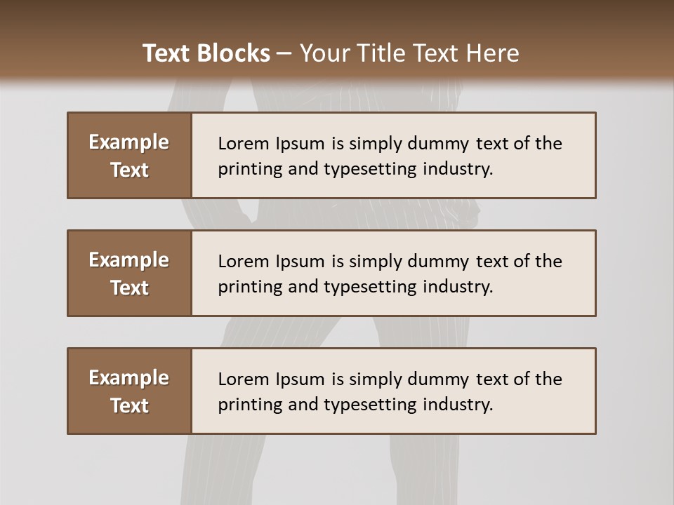 Costume Woman Retrostyled PowerPoint Template