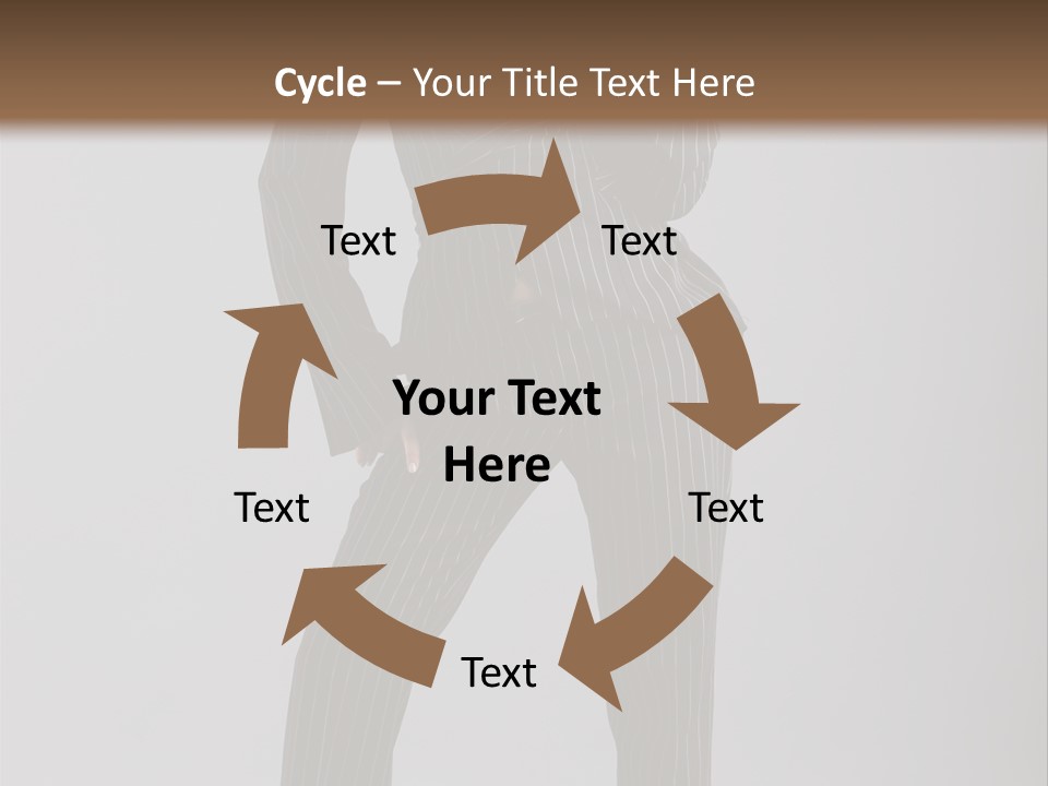 Costume Woman Retrostyled PowerPoint Template