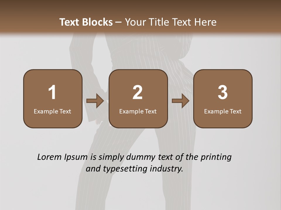 Costume Woman Retrostyled PowerPoint Template