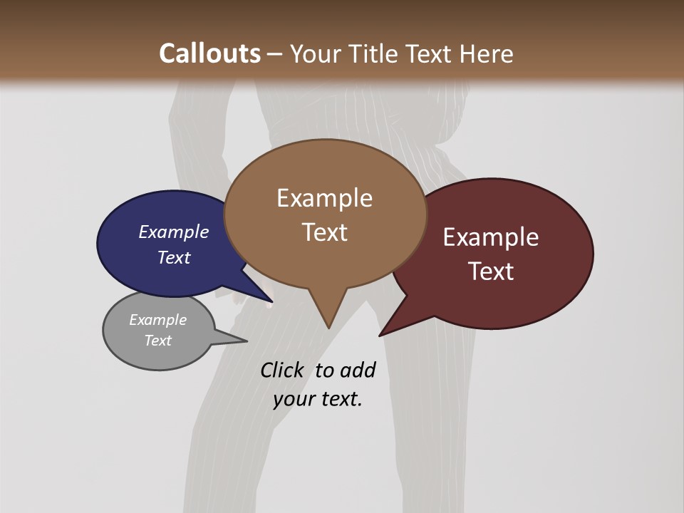 Costume Woman Retrostyled PowerPoint Template