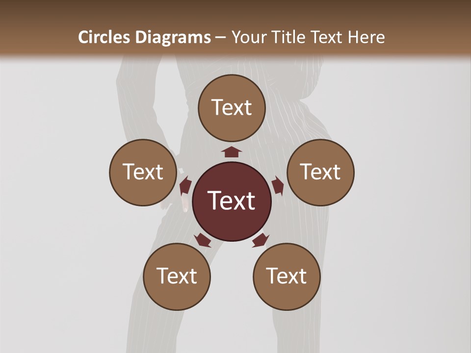 Costume Woman Retrostyled PowerPoint Template