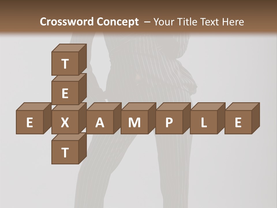 Costume Woman Retrostyled PowerPoint Template