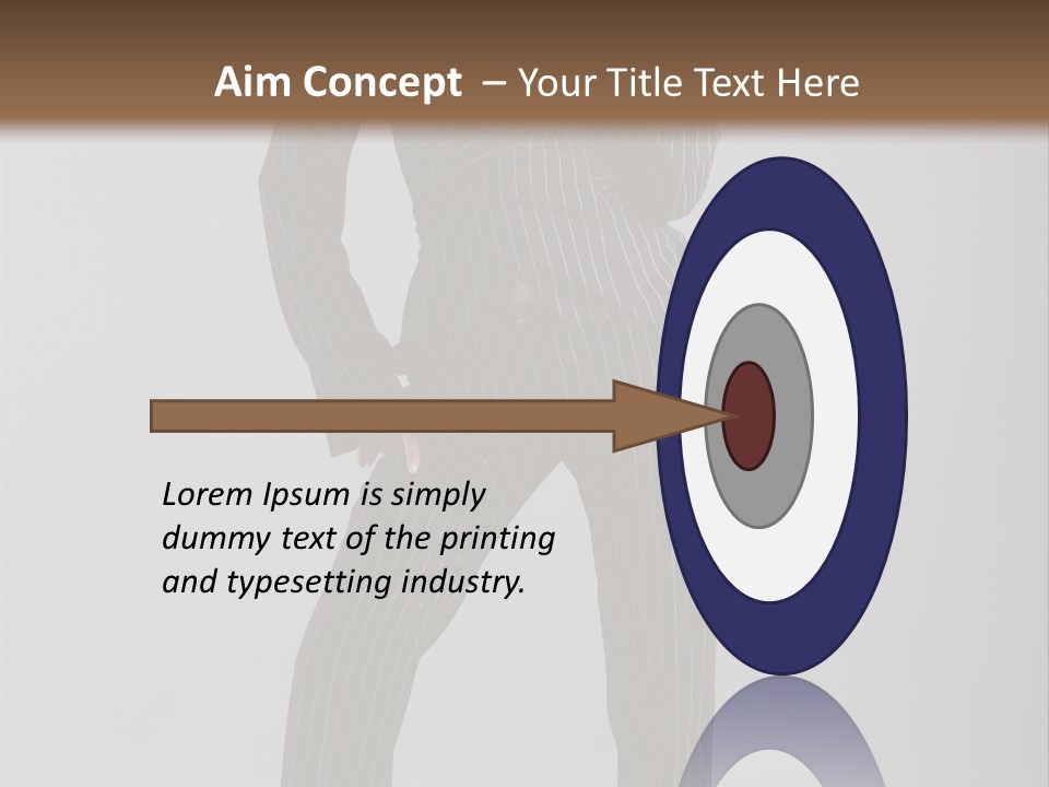 Costume Woman Retrostyled PowerPoint Template