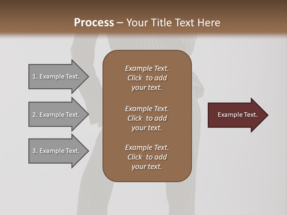 Costume Woman Retrostyled PowerPoint Template