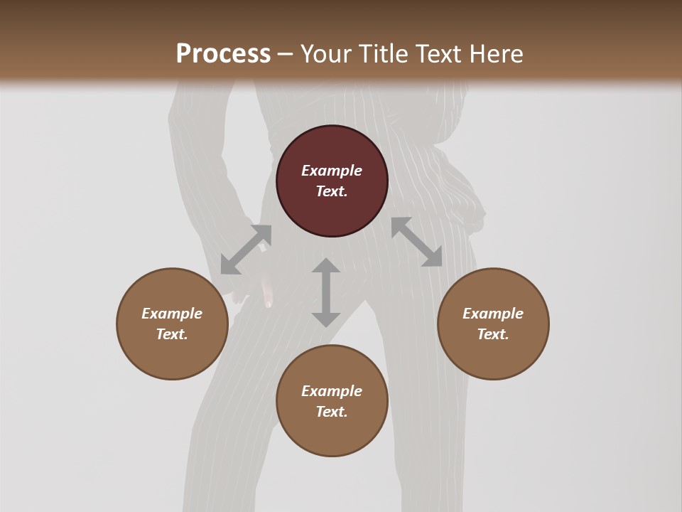 Costume Woman Retrostyled PowerPoint Template