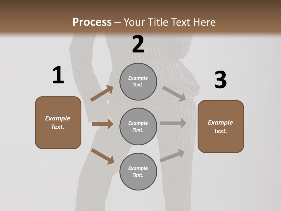 Costume Woman Retrostyled PowerPoint Template