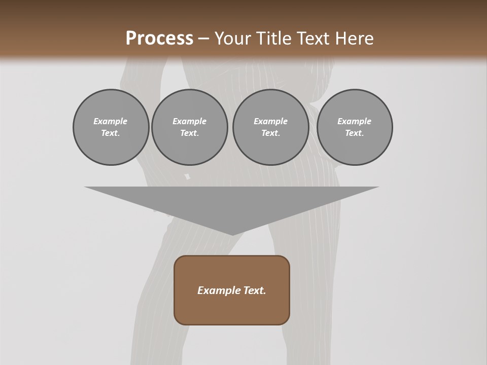 Costume Woman Retrostyled PowerPoint Template