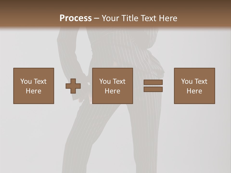 Costume Woman Retrostyled PowerPoint Template