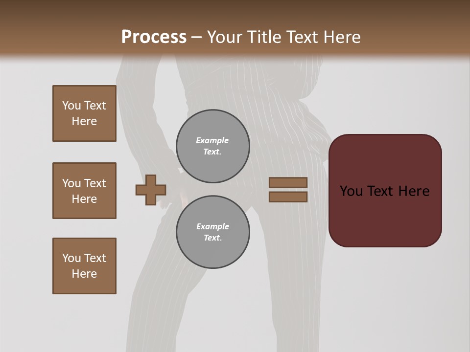Costume Woman Retrostyled PowerPoint Template