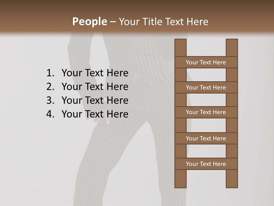 Costume Woman Retrostyled PowerPoint Template