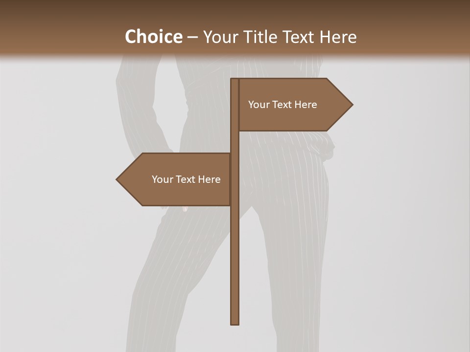 Costume Woman Retrostyled PowerPoint Template