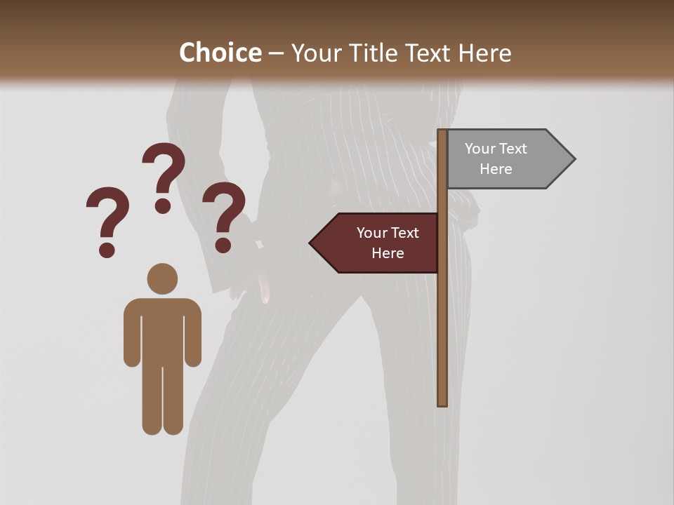 Costume Woman Retrostyled PowerPoint Template