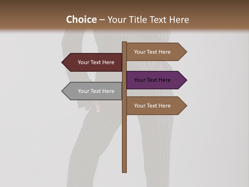 Costume Woman Retrostyled PowerPoint Template