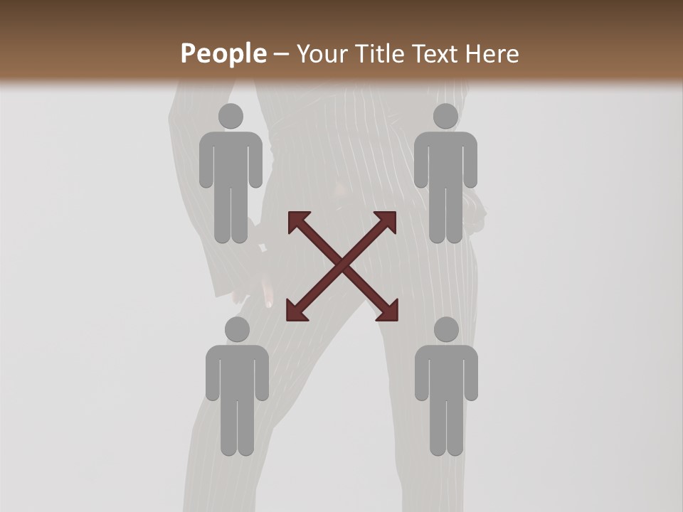 Costume Woman Retrostyled PowerPoint Template