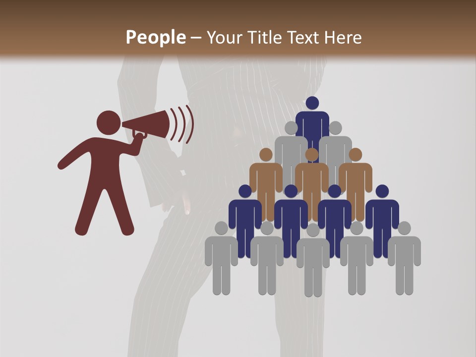 Costume Woman Retrostyled PowerPoint Template