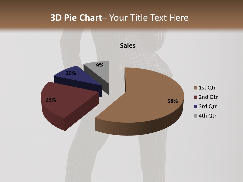 Costume Woman Retrostyled PowerPoint Template