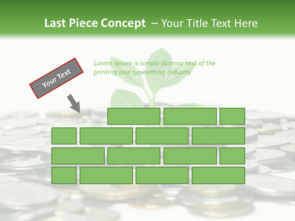 Hryvnia Many Finance PowerPoint Template