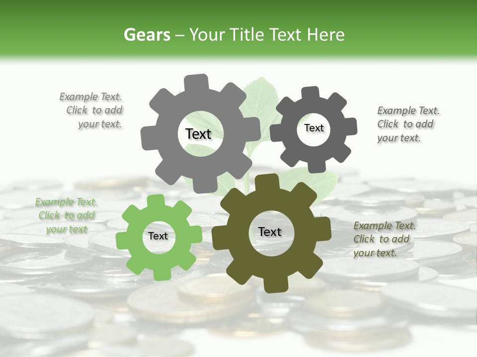 Hryvnia Many Finance PowerPoint Template