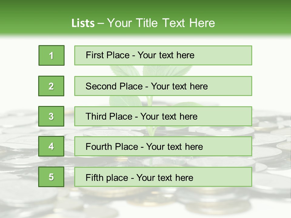 Hryvnia Many Finance PowerPoint Template