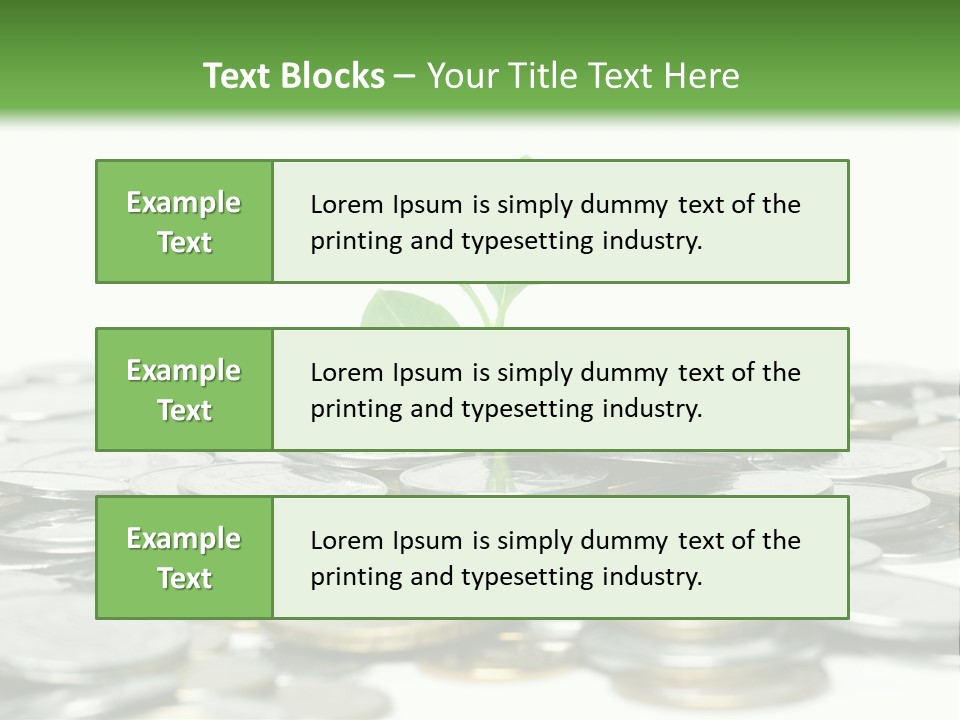 Hryvnia Many Finance PowerPoint Template