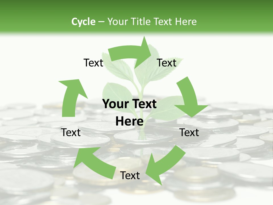 Hryvnia Many Finance PowerPoint Template