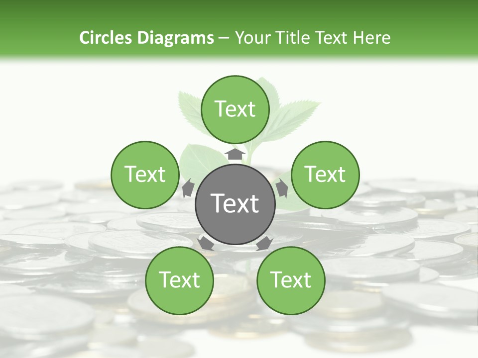 Hryvnia Many Finance PowerPoint Template