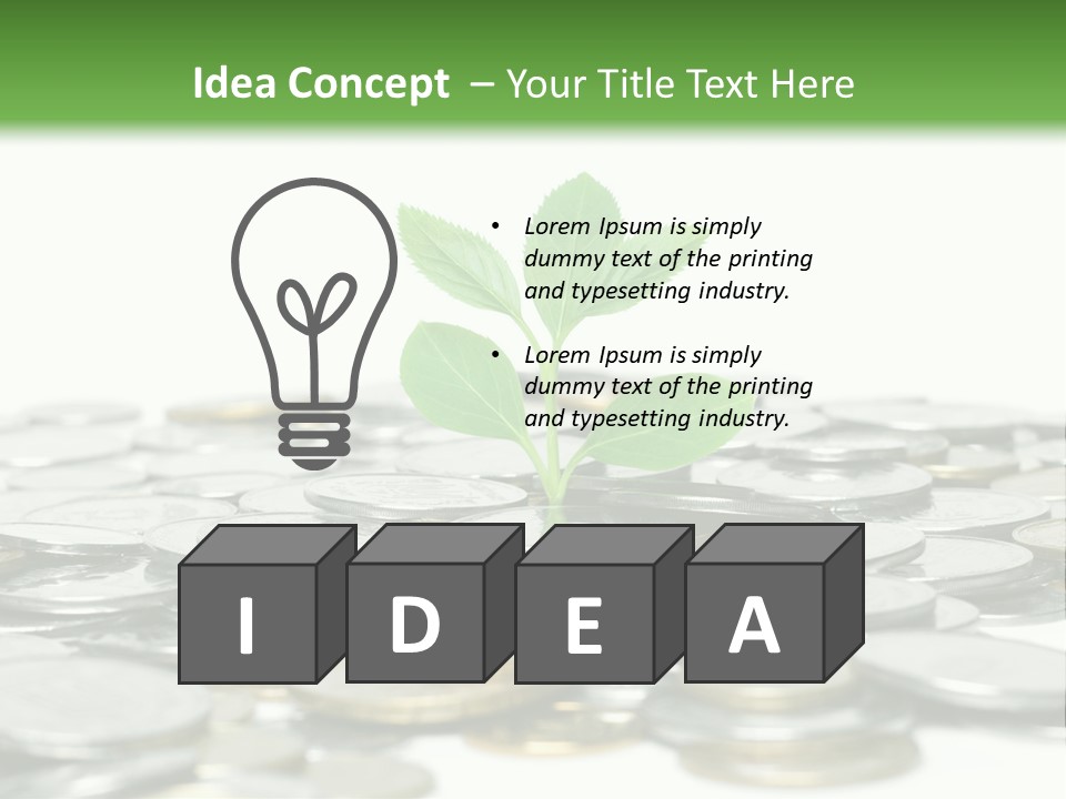 Hryvnia Many Finance PowerPoint Template