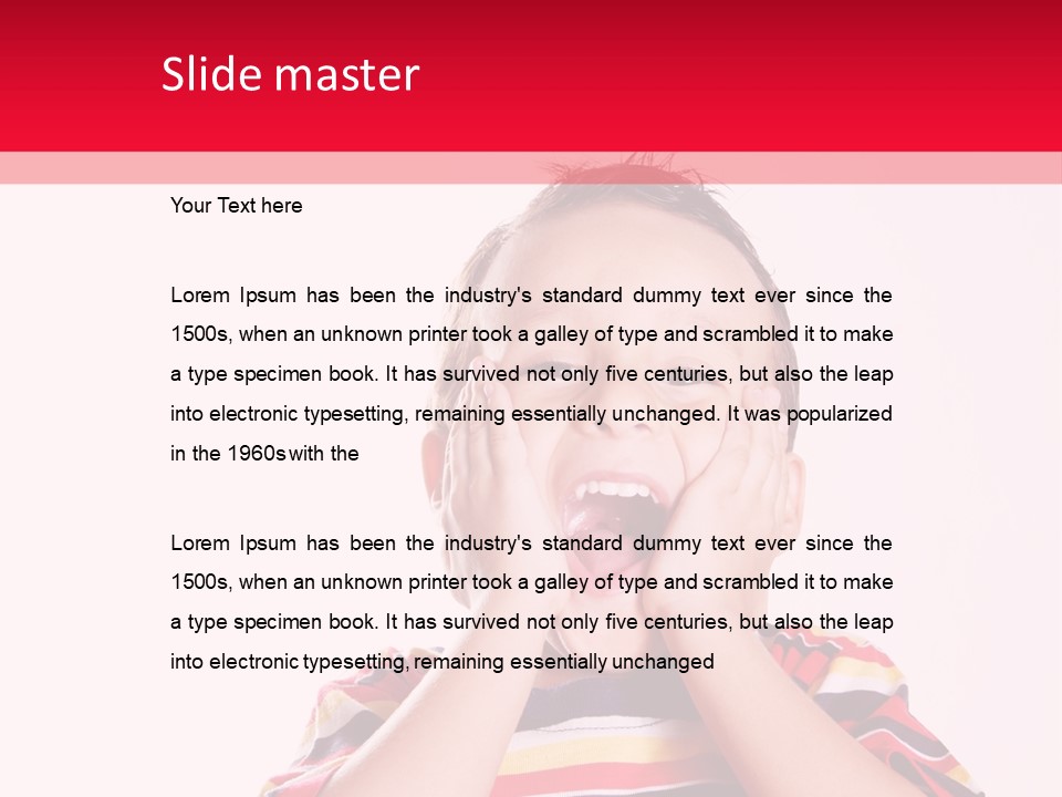 Year Fun Eyes PowerPoint Template