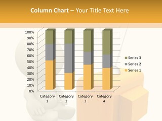 A Person Sitting Next To A Yellow Radio PowerPoint Template