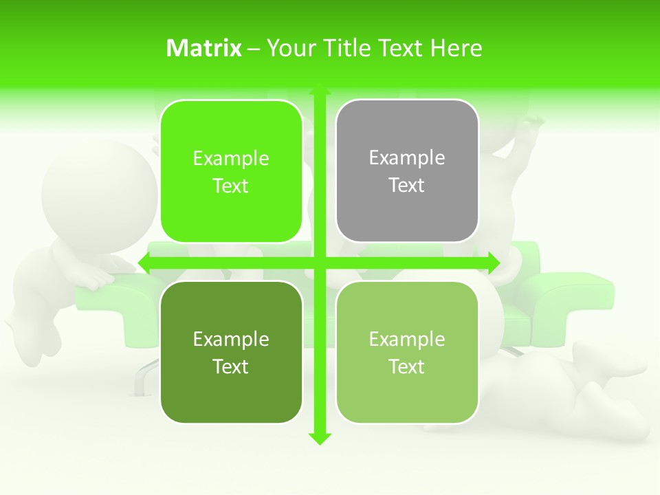 Human Child Green PowerPoint Template