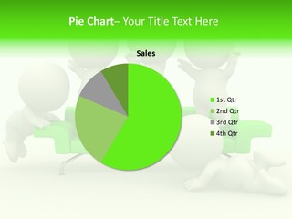 Human Child Green PowerPoint Template