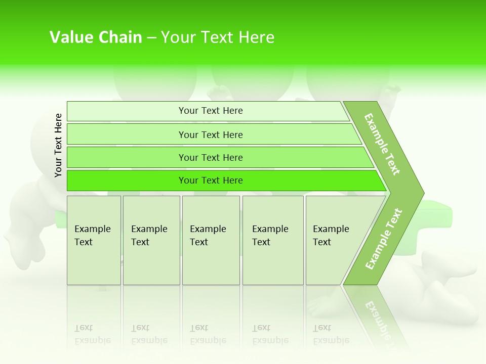 Human Child Green PowerPoint Template