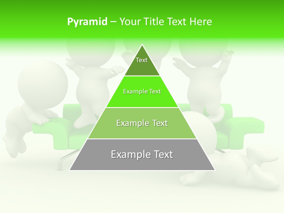 Human Child Green PowerPoint Template