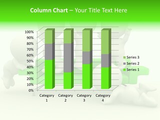 Human Child Green PowerPoint Template