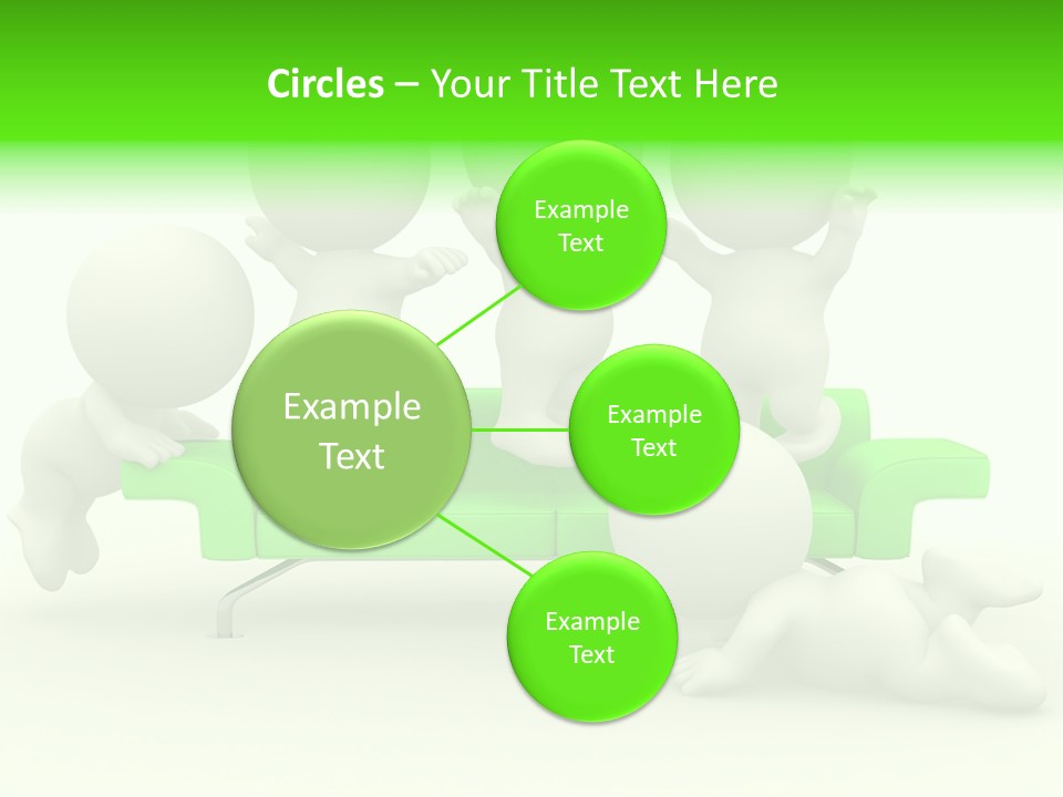 Human Child Green PowerPoint Template