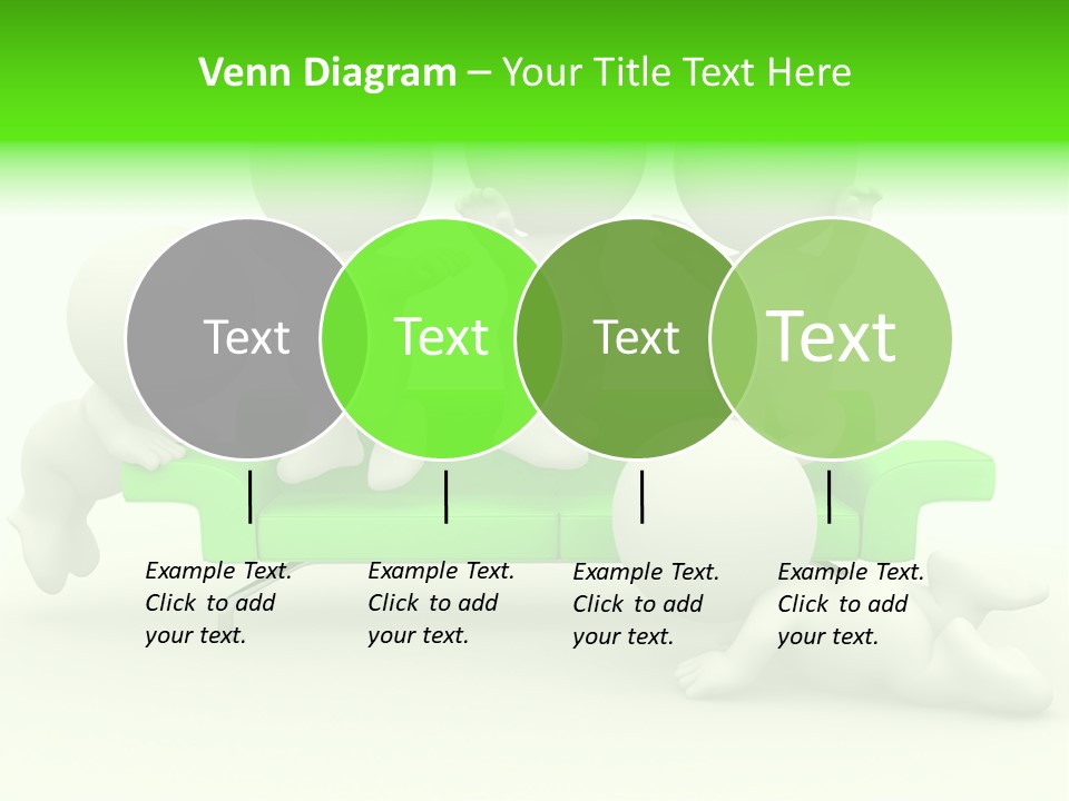 Human Child Green PowerPoint Template