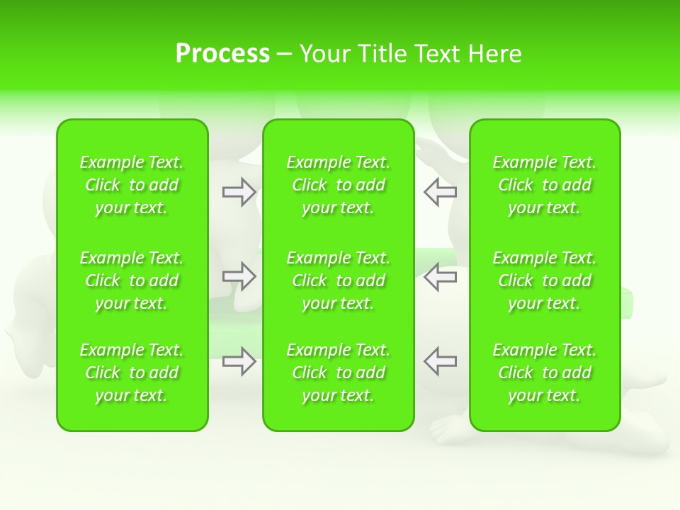 Human Child Green PowerPoint Template