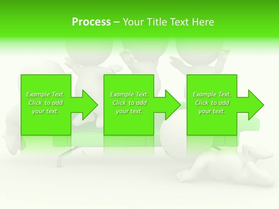 Human Child Green PowerPoint Template