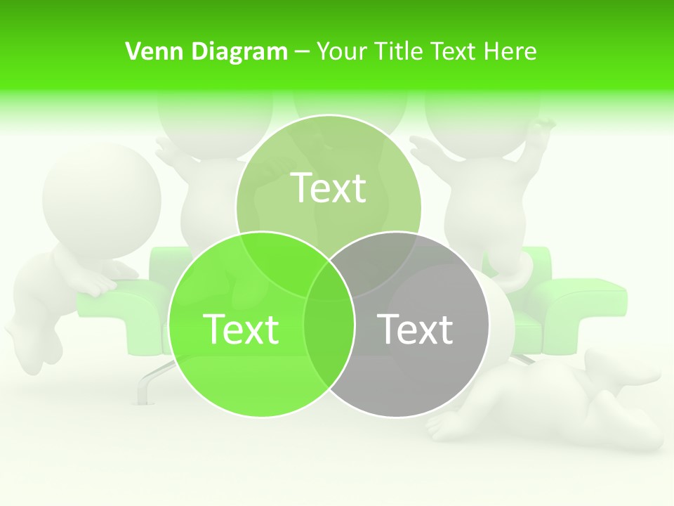 Human Child Green PowerPoint Template