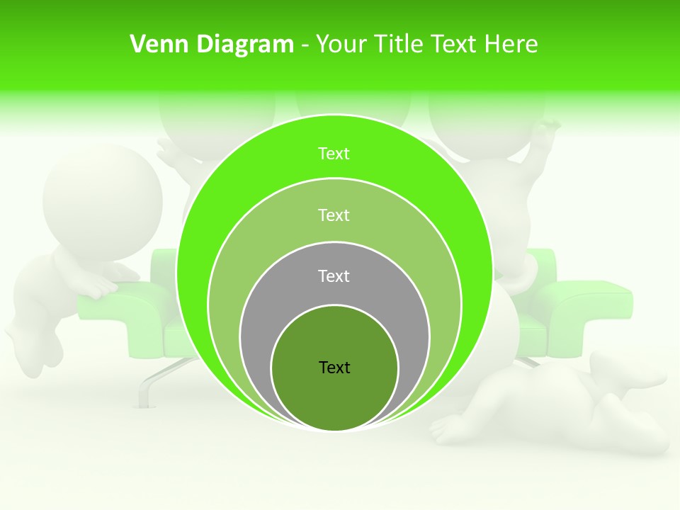 Human Child Green PowerPoint Template