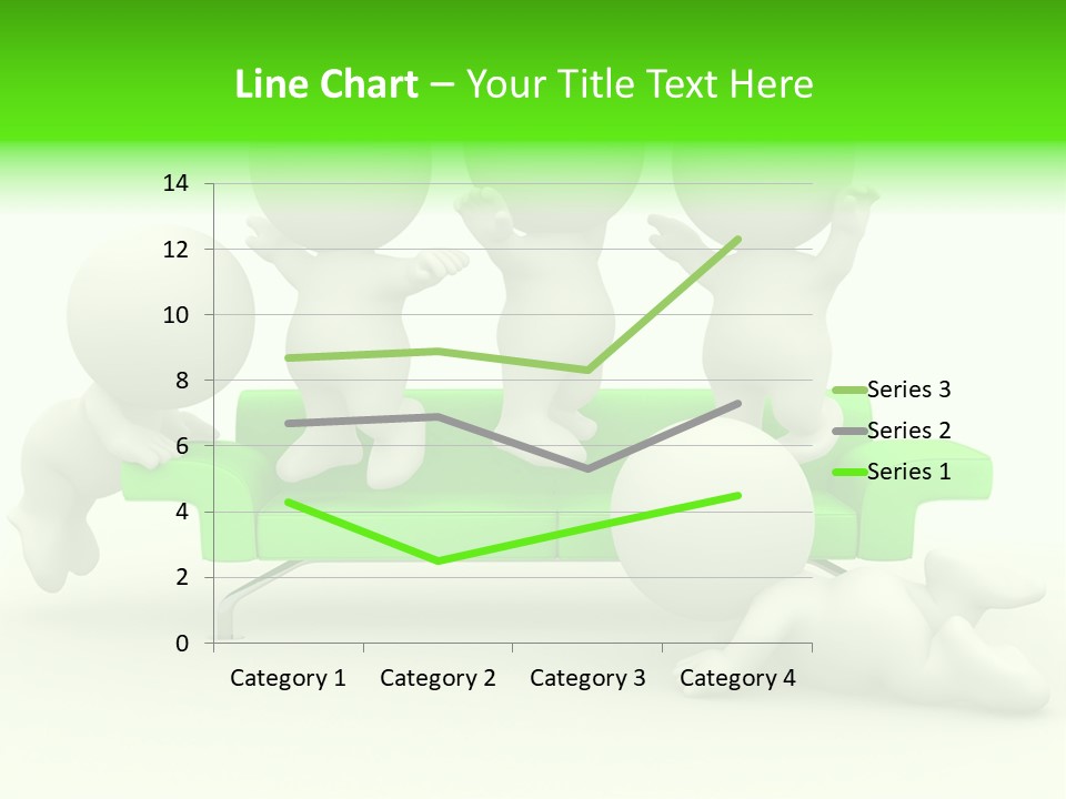 Human Child Green PowerPoint Template
