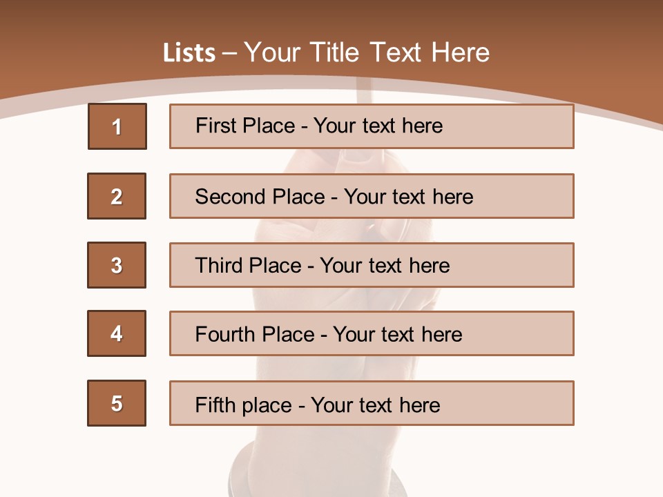 Displaying Text Field Blank PowerPoint Template